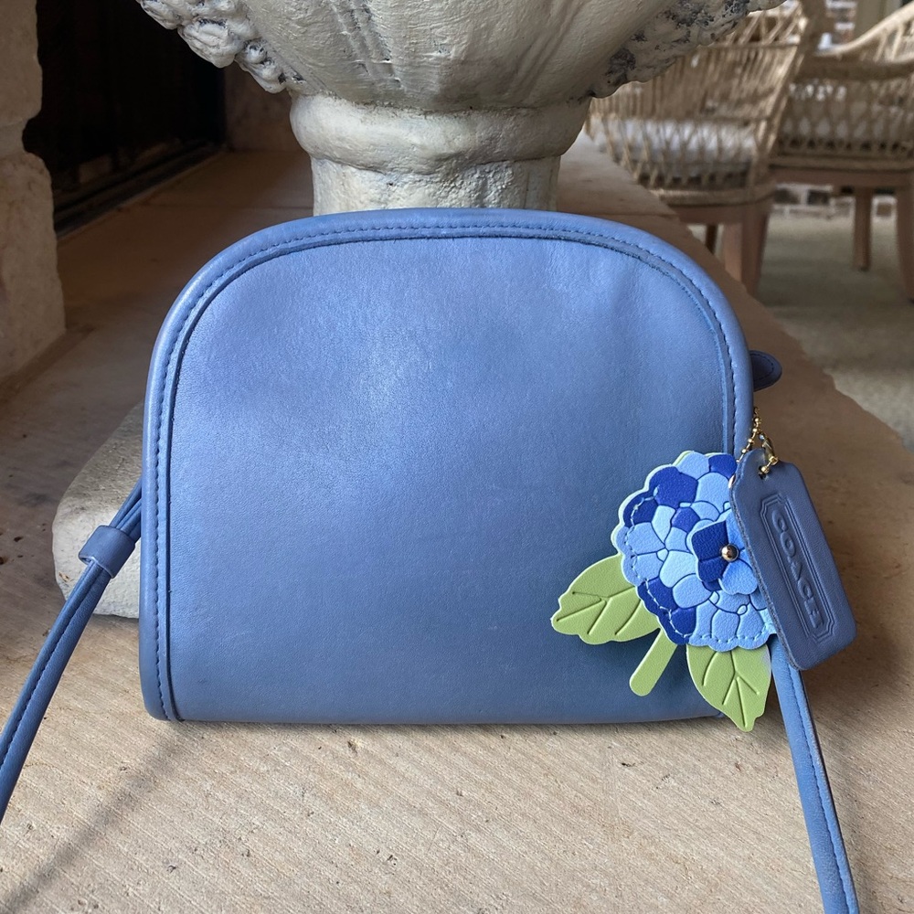 Coach Vintage Abbie Crossbody Bag 💜🩵Periwinkle 9017🩵💜 - Picture 3 of 12